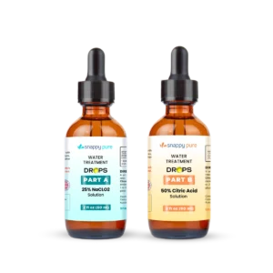 2 oz WPS Chlorine Dioxide Kit with Citric Acid 50% and Sodium Chlorite 25% (in Glass Bottle)