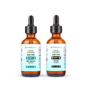 WPS Chlorine Dioxide Kit with HCL 4% and Sodium Chlorite 25% (in 2oz Glass Bottle)