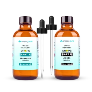 WPS Chlorine Dioxide Kit with HCL 4% and Sodium Chlorite 22.4% (in 4 oz Glass Bottle)