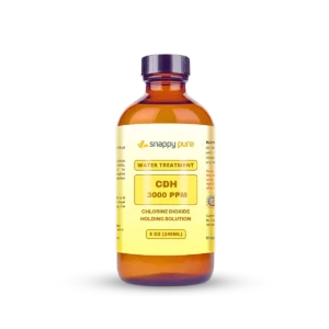 Chlorine Dioxide Holding Solution (8 oz in Glass)